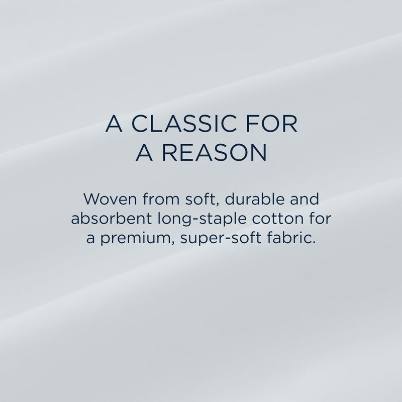Tempur-Pedic TEMPUR Classic Cotton Sheet Set White - Cal King - Image 5